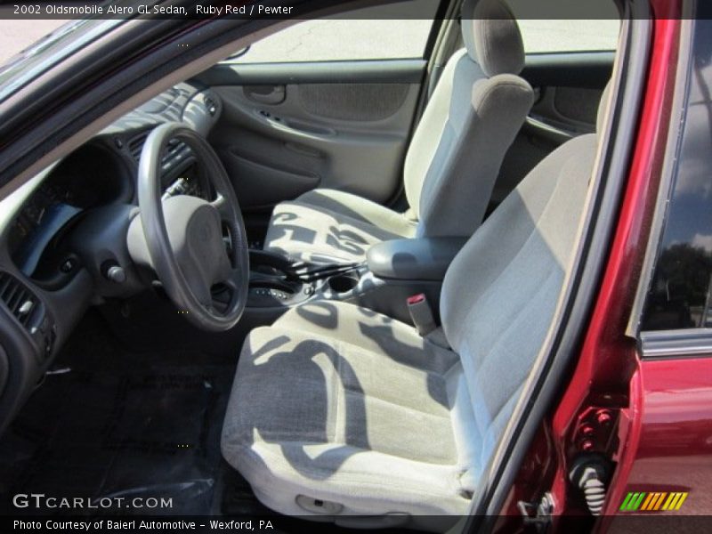 Ruby Red / Pewter 2002 Oldsmobile Alero GL Sedan