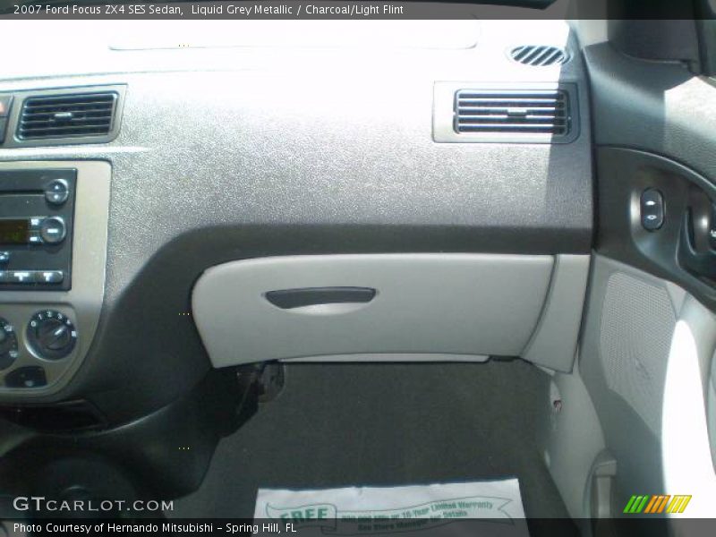 Liquid Grey Metallic / Charcoal/Light Flint 2007 Ford Focus ZX4 SES Sedan