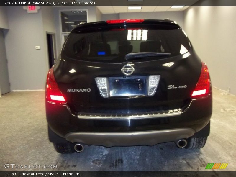 Super Black / Charcoal 2007 Nissan Murano SL AWD