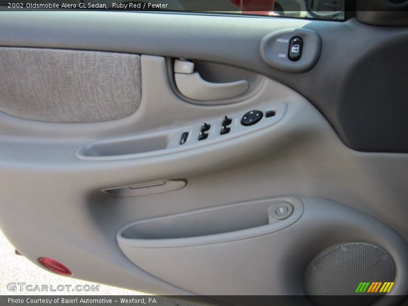 Ruby Red / Pewter 2002 Oldsmobile Alero GL Sedan