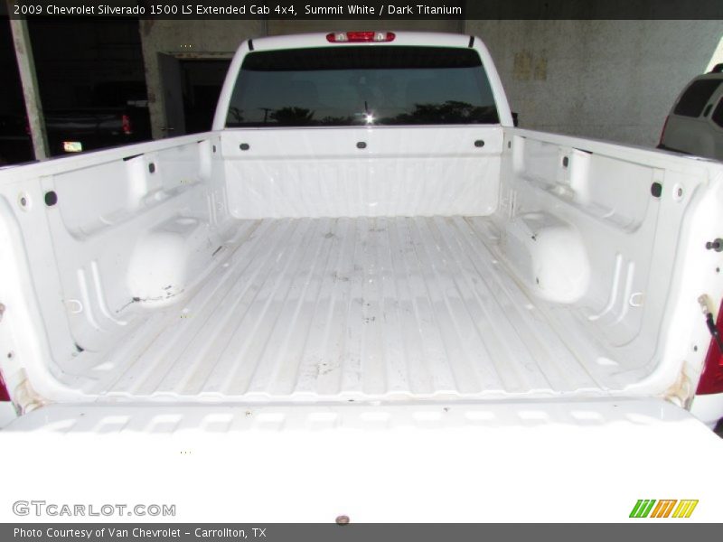 Summit White / Dark Titanium 2009 Chevrolet Silverado 1500 LS Extended Cab 4x4