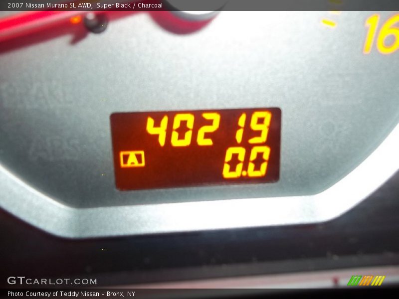 Super Black / Charcoal 2007 Nissan Murano SL AWD