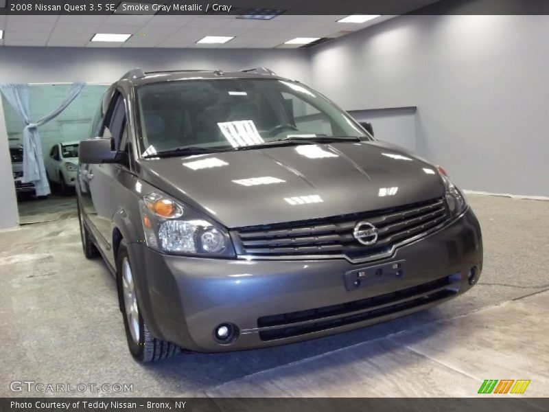 Smoke Gray Metallic / Gray 2008 Nissan Quest 3.5 SE
