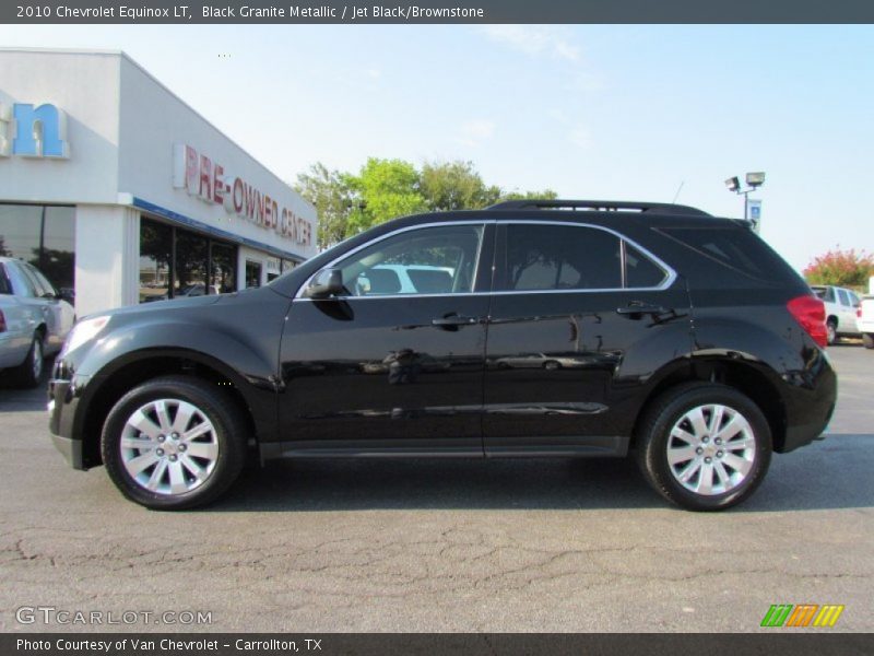 Black Granite Metallic / Jet Black/Brownstone 2010 Chevrolet Equinox LT