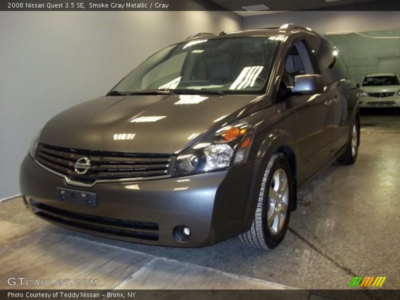 Smoke Gray Metallic / Gray 2008 Nissan Quest 3.5 SE