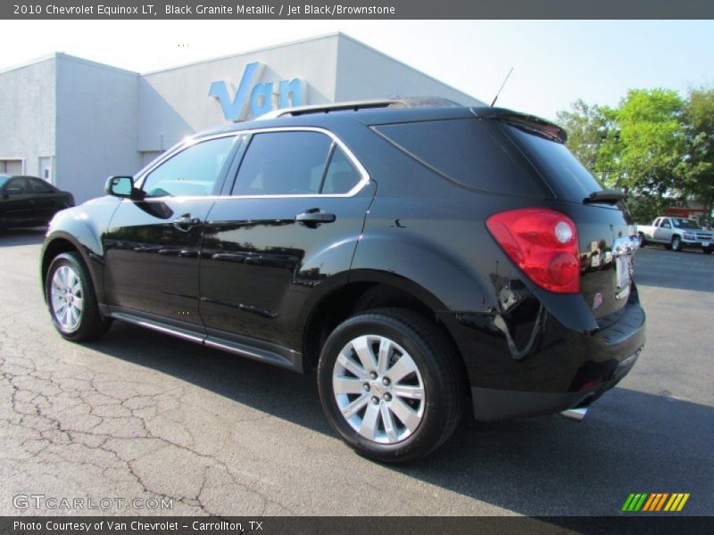 Black Granite Metallic / Jet Black/Brownstone 2010 Chevrolet Equinox LT