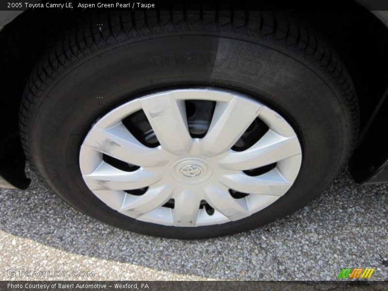 Aspen Green Pearl / Taupe 2005 Toyota Camry LE