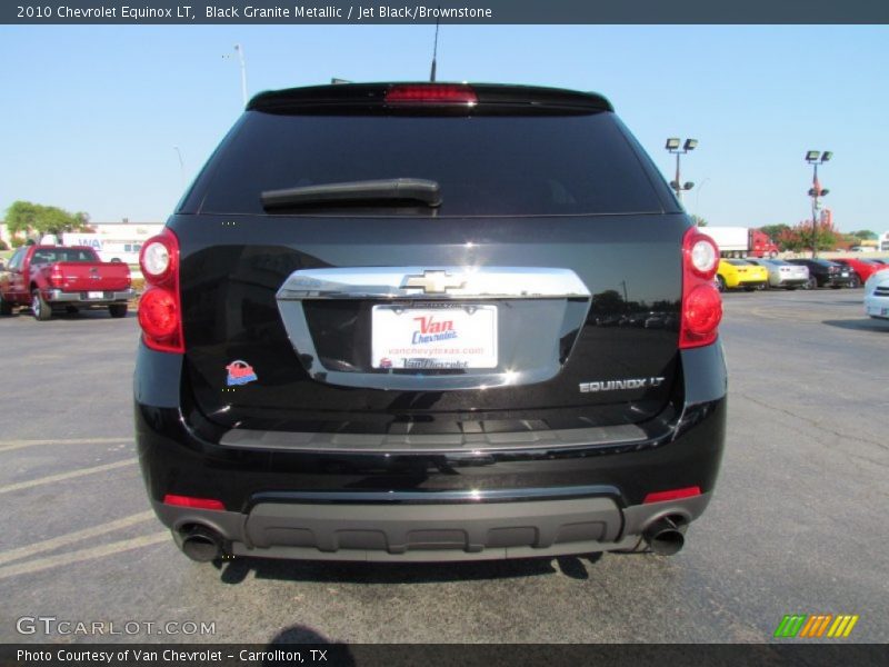 Black Granite Metallic / Jet Black/Brownstone 2010 Chevrolet Equinox LT