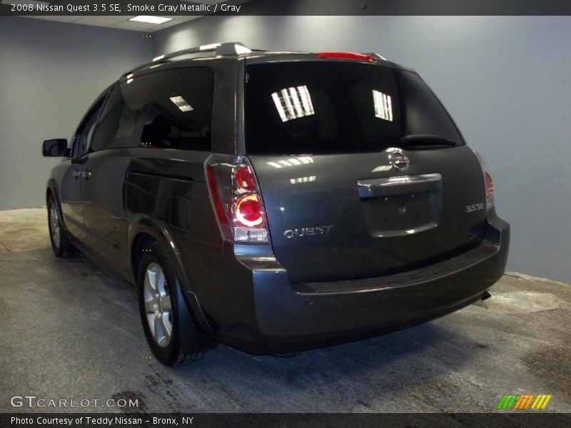 Smoke Gray Metallic / Gray 2008 Nissan Quest 3.5 SE