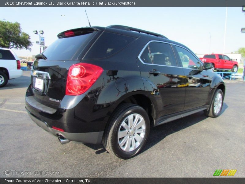 Black Granite Metallic / Jet Black/Brownstone 2010 Chevrolet Equinox LT