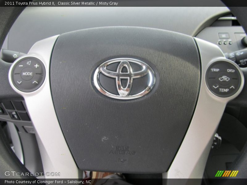 Classic Silver Metallic / Misty Gray 2011 Toyota Prius Hybrid II