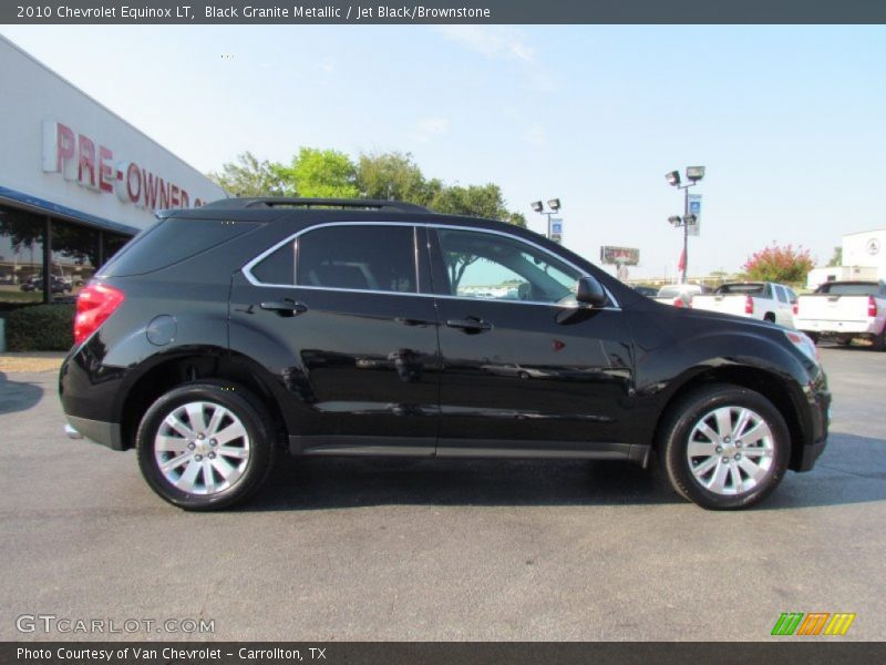 Black Granite Metallic / Jet Black/Brownstone 2010 Chevrolet Equinox LT