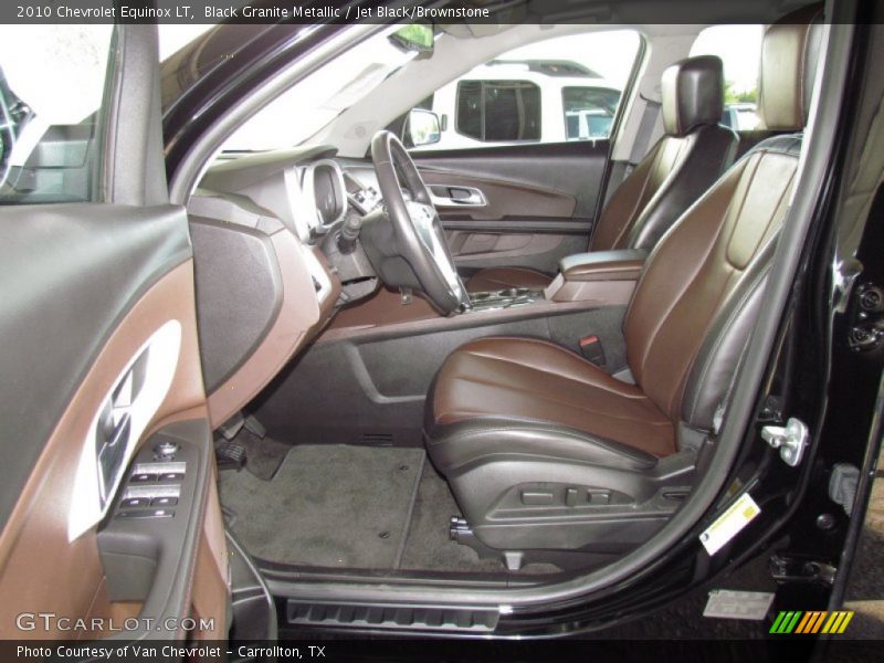  2010 Equinox LT Jet Black/Brownstone Interior