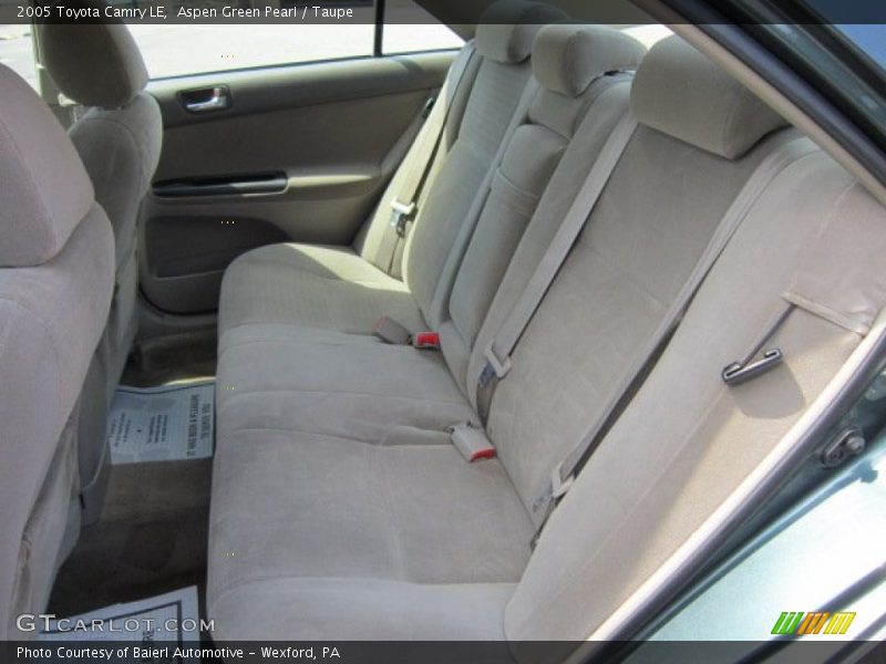 Aspen Green Pearl / Taupe 2005 Toyota Camry LE