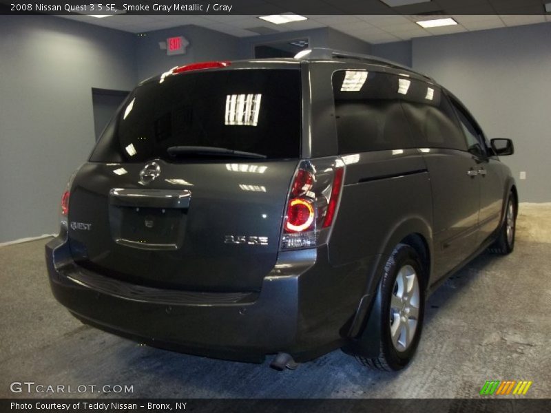 Smoke Gray Metallic / Gray 2008 Nissan Quest 3.5 SE