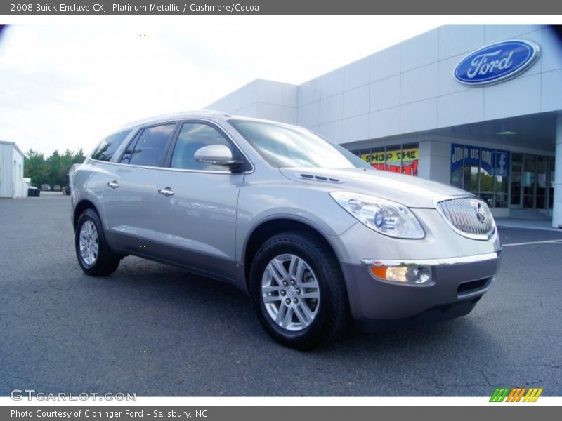 Platinum Metallic / Cashmere/Cocoa 2008 Buick Enclave CX