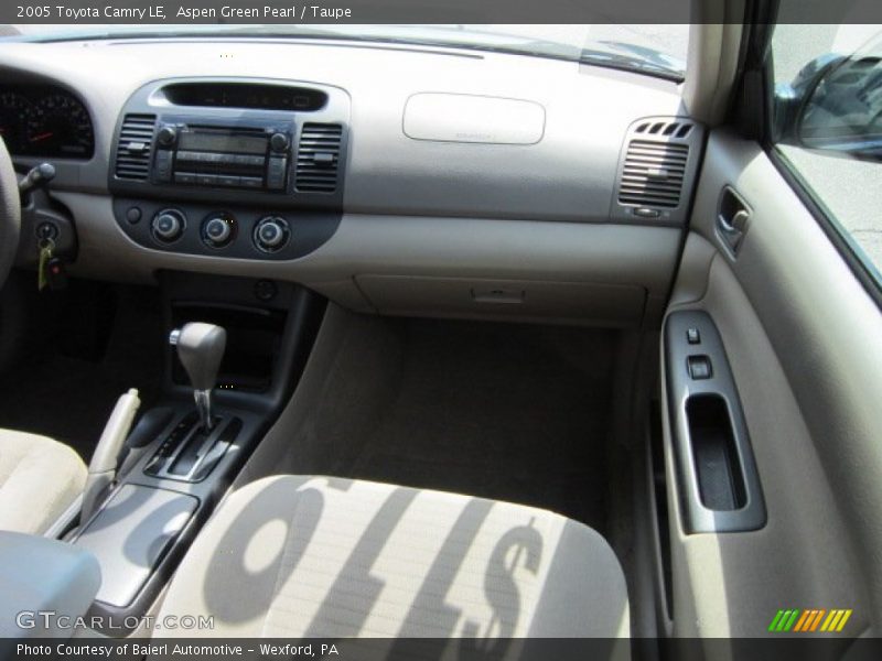Aspen Green Pearl / Taupe 2005 Toyota Camry LE