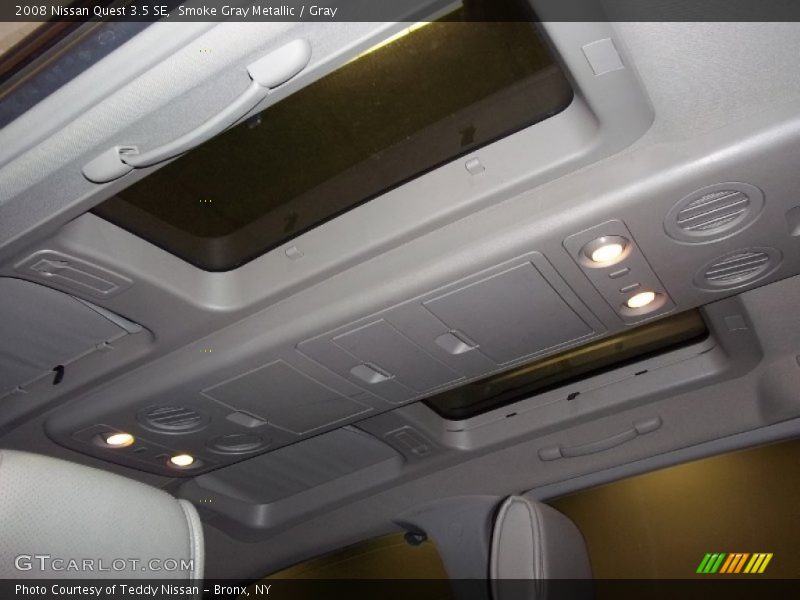 Smoke Gray Metallic / Gray 2008 Nissan Quest 3.5 SE