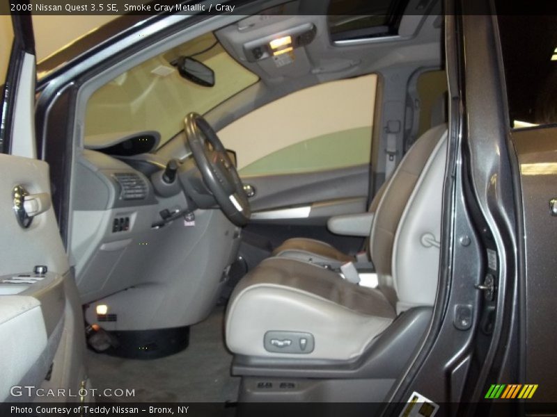 Smoke Gray Metallic / Gray 2008 Nissan Quest 3.5 SE