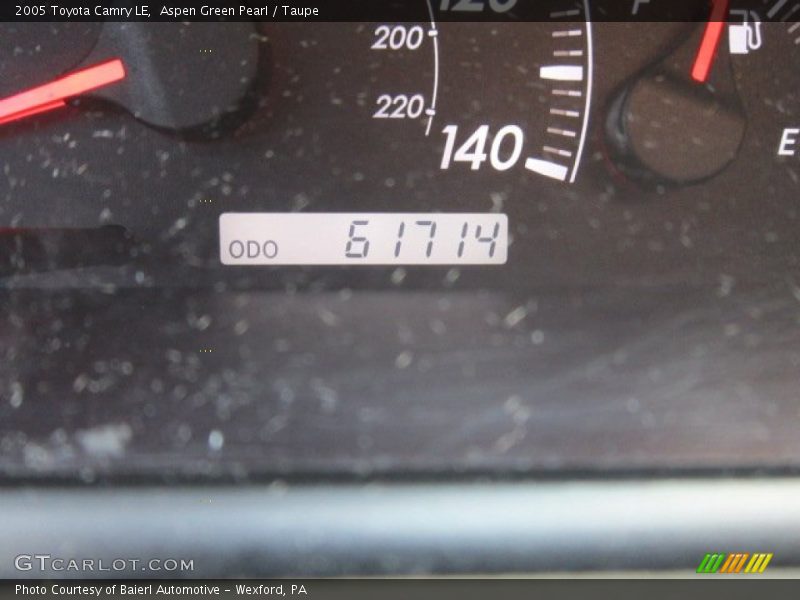 Aspen Green Pearl / Taupe 2005 Toyota Camry LE