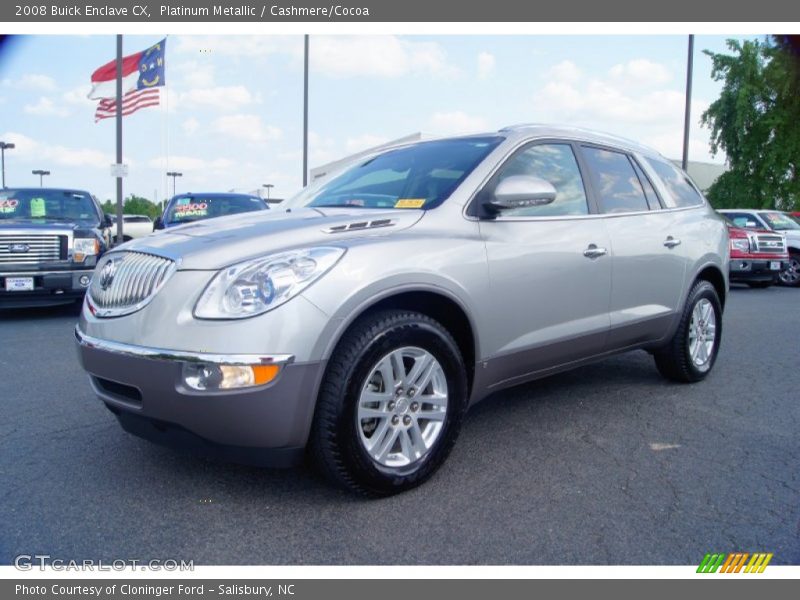 Platinum Metallic / Cashmere/Cocoa 2008 Buick Enclave CX