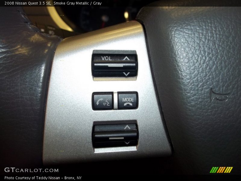 Smoke Gray Metallic / Gray 2008 Nissan Quest 3.5 SE