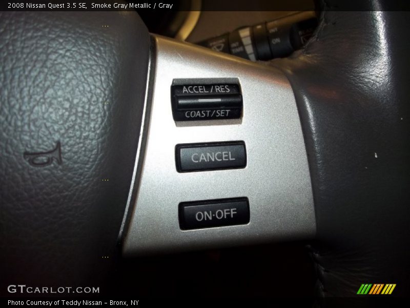 Smoke Gray Metallic / Gray 2008 Nissan Quest 3.5 SE