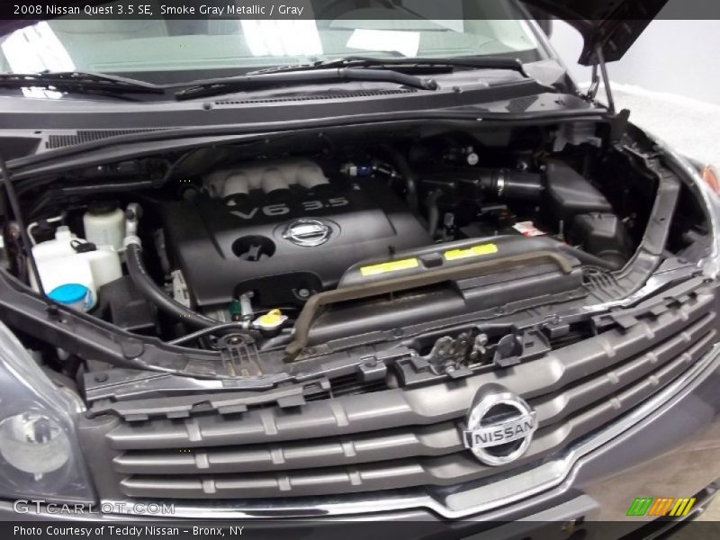 Smoke Gray Metallic / Gray 2008 Nissan Quest 3.5 SE
