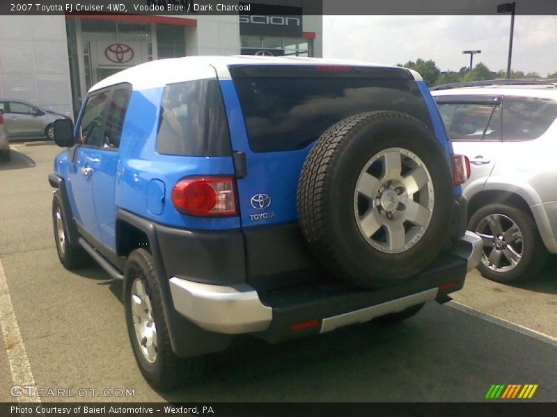 Voodoo Blue / Dark Charcoal 2007 Toyota FJ Cruiser 4WD