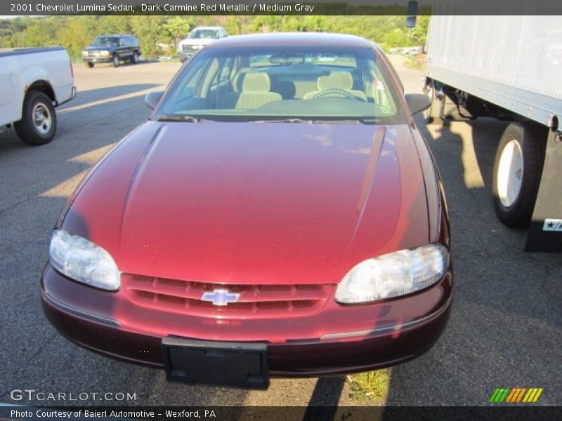 Dark Carmine Red Metallic / Medium Gray 2001 Chevrolet Lumina Sedan