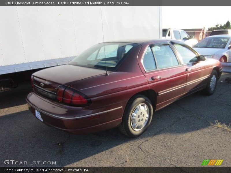 Dark Carmine Red Metallic / Medium Gray 2001 Chevrolet Lumina Sedan