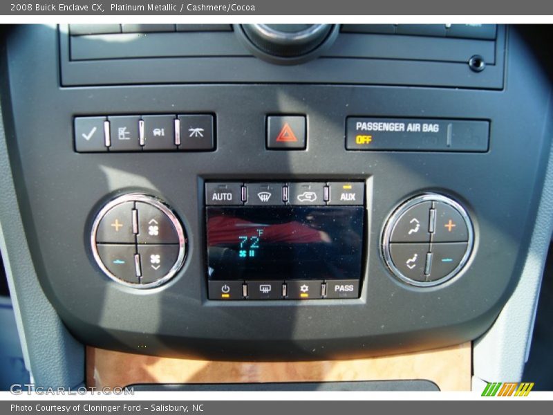 Controls of 2008 Enclave CX