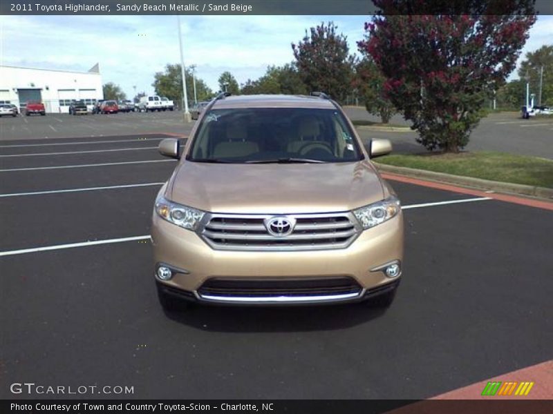Sandy Beach Metallic / Sand Beige 2011 Toyota Highlander
