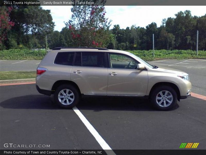 Sandy Beach Metallic / Sand Beige 2011 Toyota Highlander