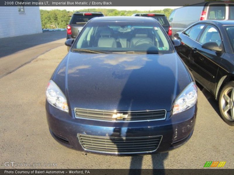 Imperial Blue Metallic / Ebony Black 2008 Chevrolet Impala LT