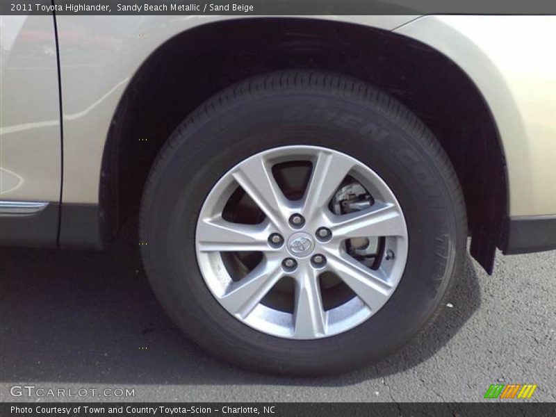 Sandy Beach Metallic / Sand Beige 2011 Toyota Highlander