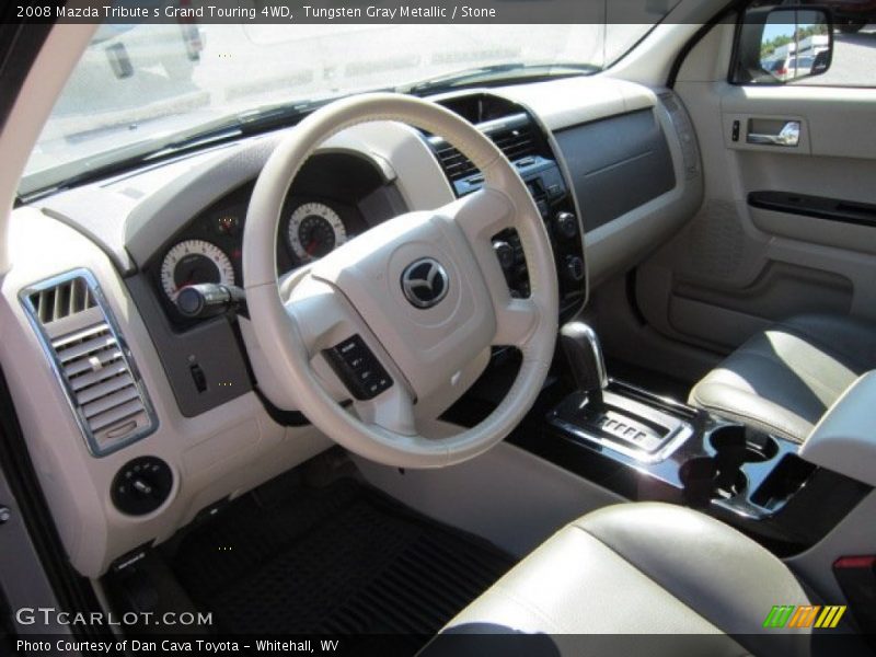 Tungsten Gray Metallic / Stone 2008 Mazda Tribute s Grand Touring 4WD