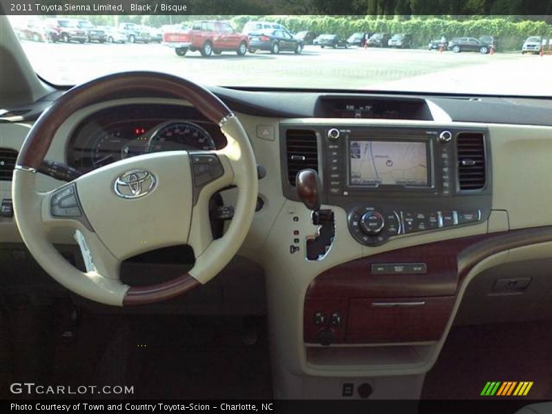 Black / Bisque 2011 Toyota Sienna Limited