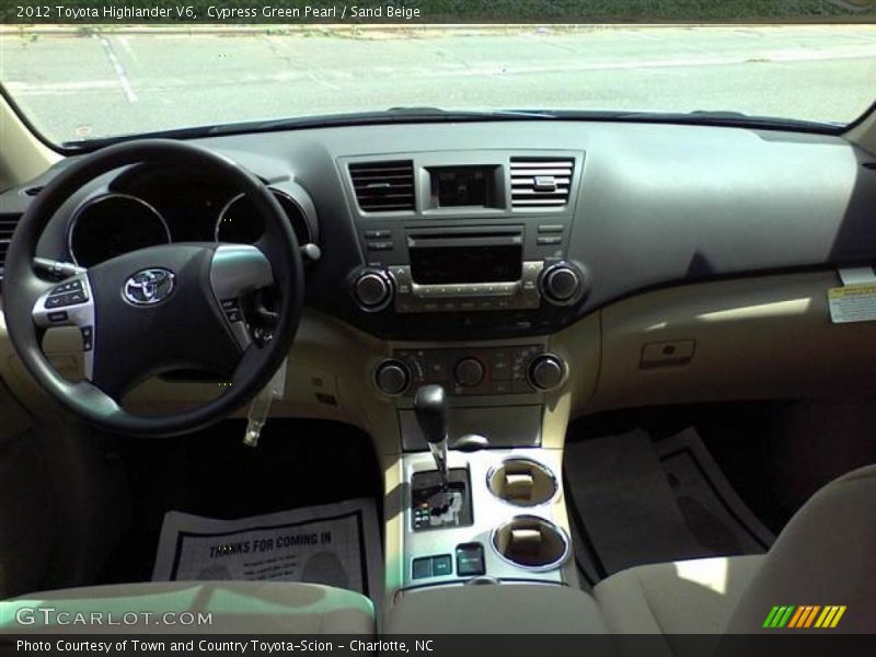 Cypress Green Pearl / Sand Beige 2012 Toyota Highlander V6