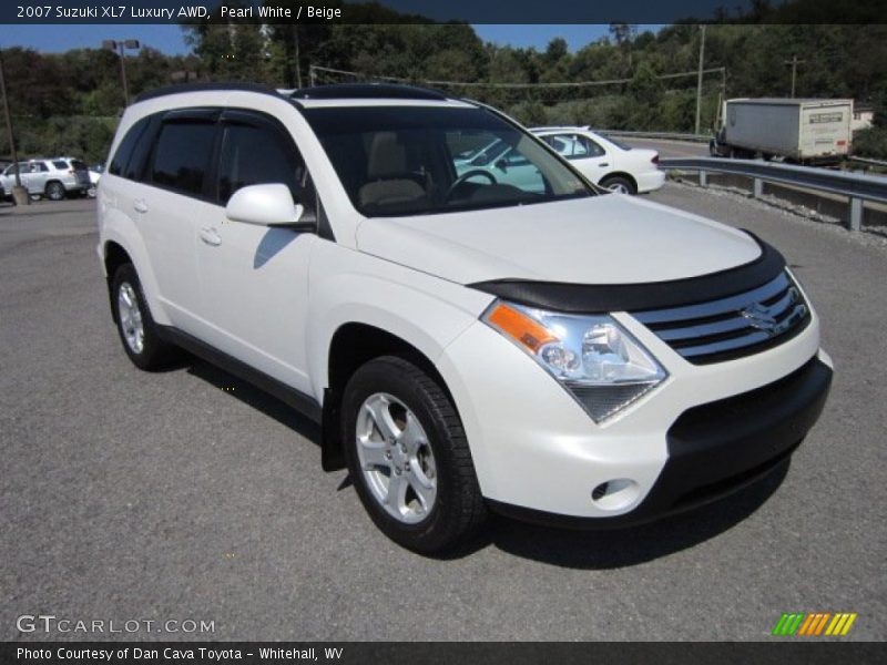 Pearl White / Beige 2007 Suzuki XL7 Luxury AWD