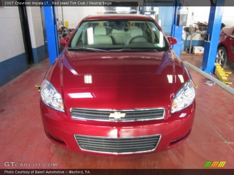 Red Jewel Tint Coat / Neutral Beige 2007 Chevrolet Impala LT