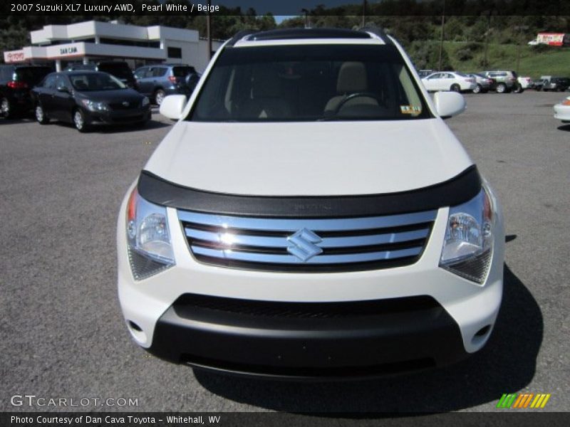 Pearl White / Beige 2007 Suzuki XL7 Luxury AWD