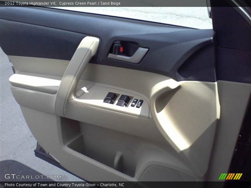 Cypress Green Pearl / Sand Beige 2012 Toyota Highlander V6