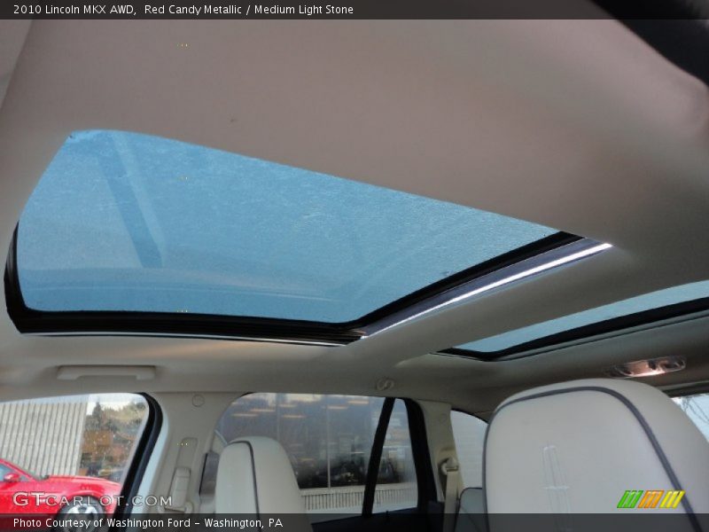 Red Candy Metallic / Medium Light Stone 2010 Lincoln MKX AWD