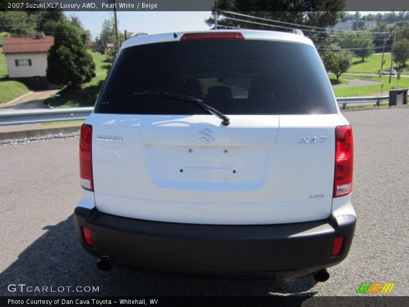 Pearl White / Beige 2007 Suzuki XL7 Luxury AWD