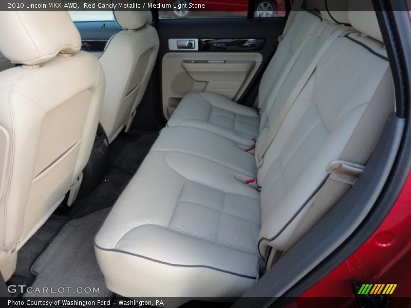 Red Candy Metallic / Medium Light Stone 2010 Lincoln MKX AWD