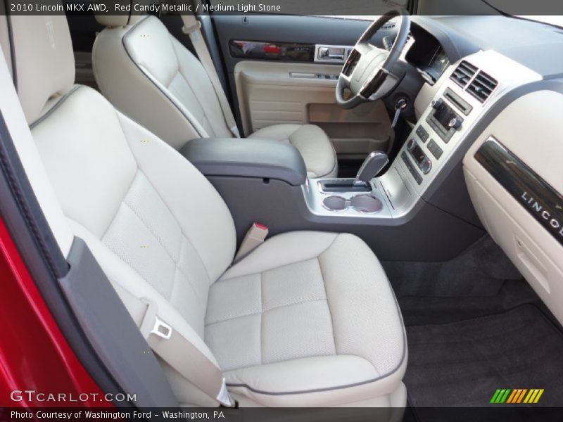 Red Candy Metallic / Medium Light Stone 2010 Lincoln MKX AWD