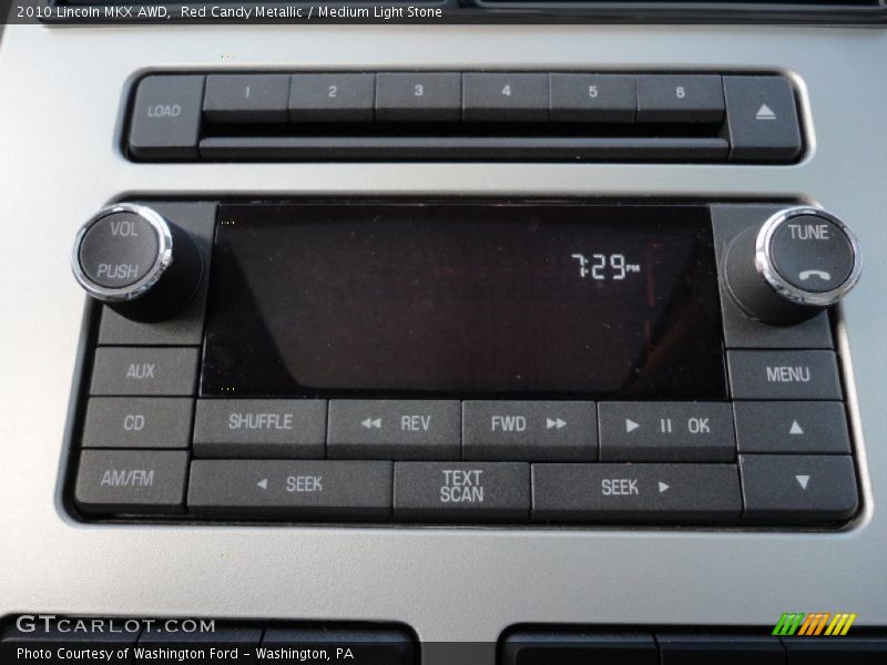 Red Candy Metallic / Medium Light Stone 2010 Lincoln MKX AWD