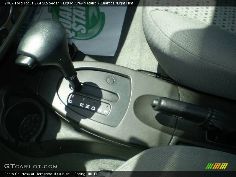 Liquid Grey Metallic / Charcoal/Light Flint 2007 Ford Focus ZX4 SES Sedan