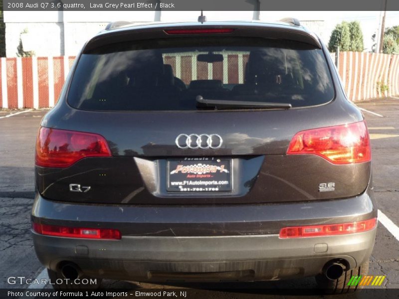 Lava Grey Pearl Effect / Black 2008 Audi Q7 3.6 quattro